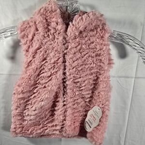 Wonder-nation Childen's Faux Fur Vest Size 3T